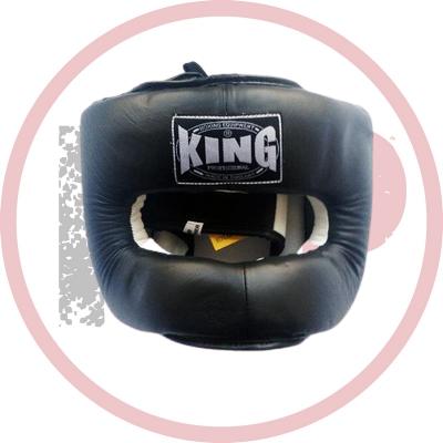 Шлем c Бампером King Кожа KBGVT