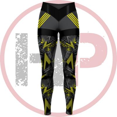 Тайтсы компрессионные 6F V-пояс (черный) Жен. Giallo