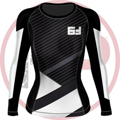 Компрессионный рашгард 6F (лонгслив) женский Hightek