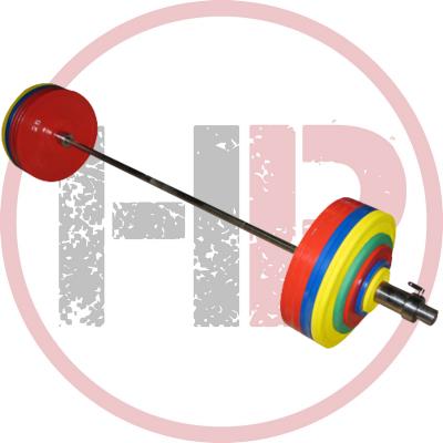 Штанга «PROFIGYM» для пауэрлифтинга «ВС», обрезиненные диски