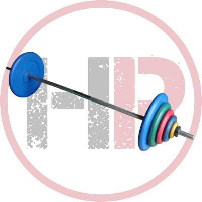 Штанга разборная «PROFIGYM» с грифом 1900/30 мм, обрезиненные диски