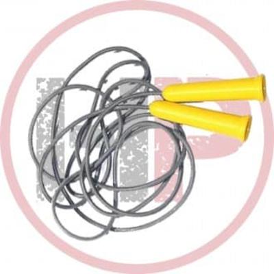 Скакалка резиновая с пластиковыми ручками